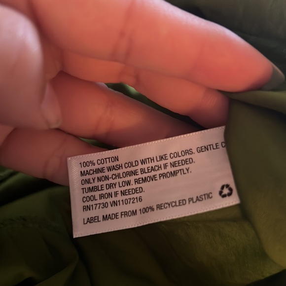 Fun Mini Ruffle Green Dress. NWT - Picture 4 of 5